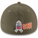 Men's Chicago Bears New Era Olive 2017 Salute To Service 39THIRTY Flex Hat 2782255